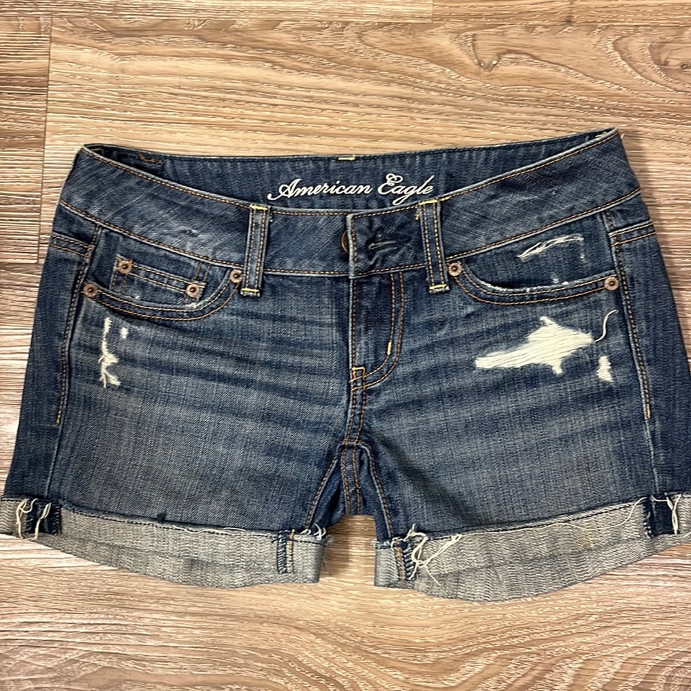 American eagle jean shorts